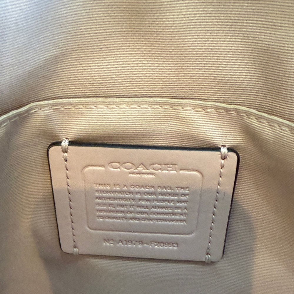 Coach Pink Pebbled Leather Shoulder Tote - Picture 2 of 4
